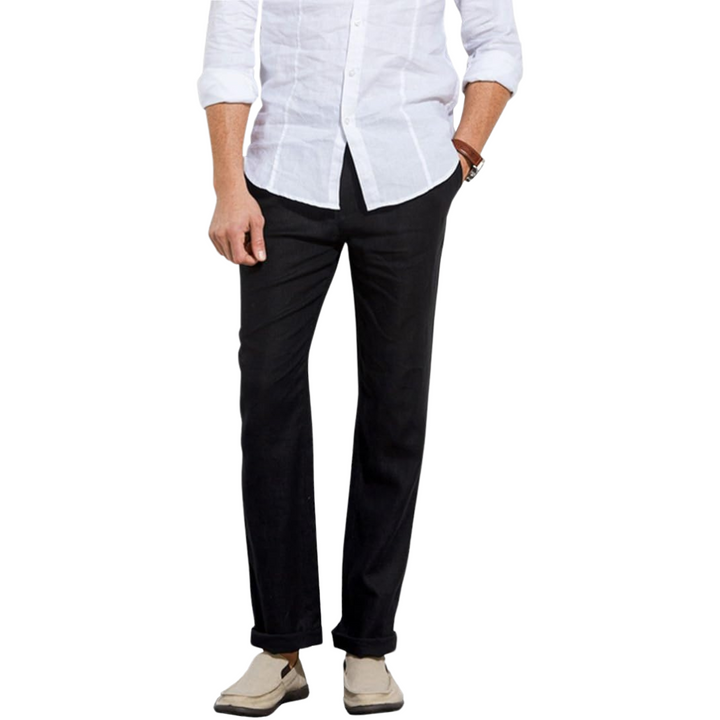 Nolan – Linnen Broek Voor Heren Met Verfijnde Casual Stijl Voor De Zomer