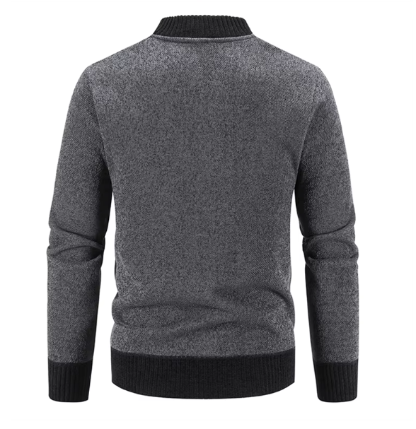 Sebastian – Warme Gebreide Sweaterjas voor Heren