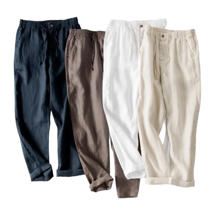 Dacio – Linnen Broek Voor Heren Met Italiaanse Elegantie