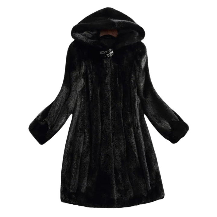 Tia Winterjas – Eco-vriendelijke Faux Fur met Capuchon