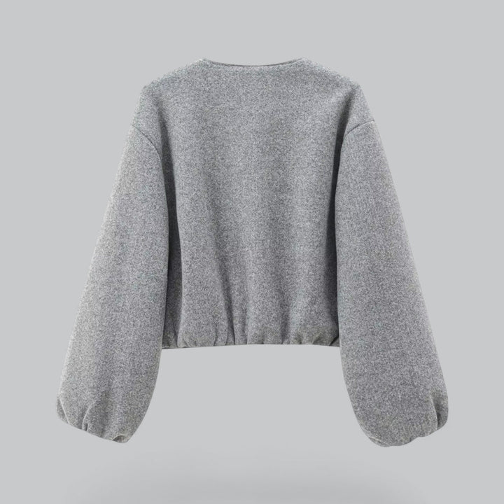 Regina Jas – Cropped Elegantie voor de Winter