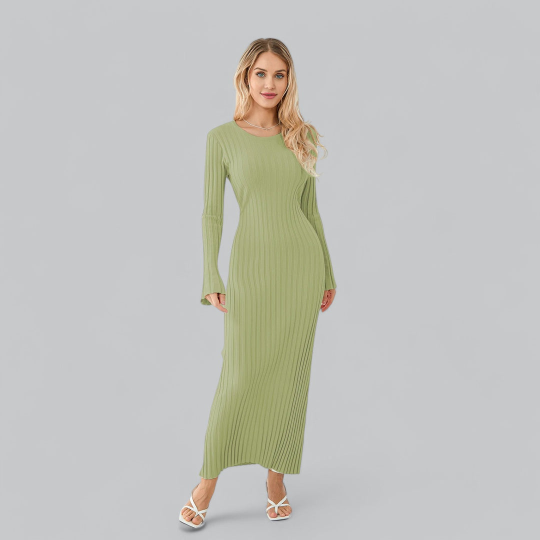 Selvina Maxi Jurk – Tijdloze Elegantie met Moderne Details