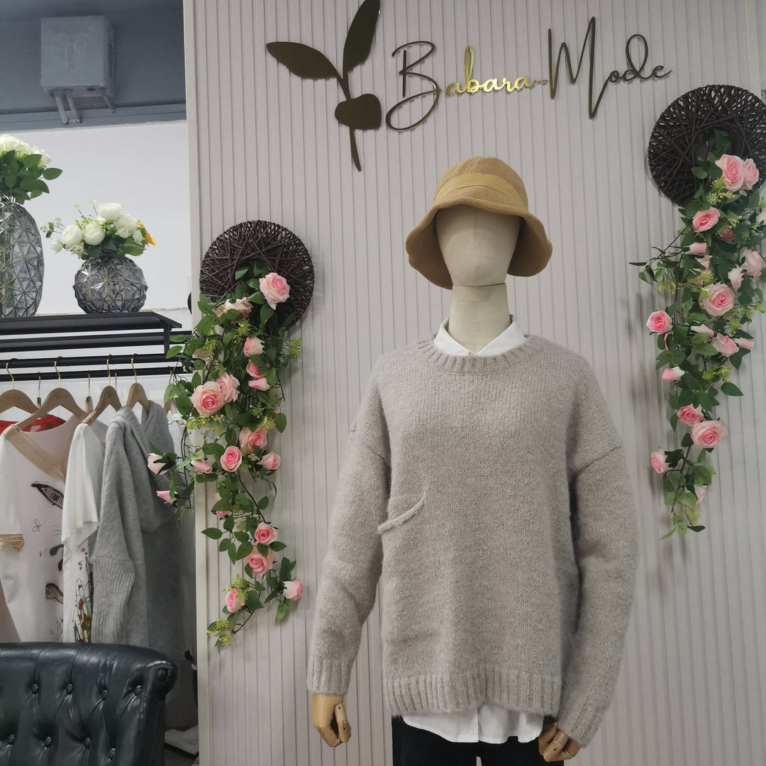 Elara Oversized Trui – Warme Gebreide Damestrui met Zachte Pasvorm en Tijdloze Stijl