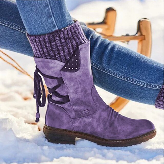 Shayla Snowboots – Waterdichte dames winterlaarzen met warme voering en antislipzool