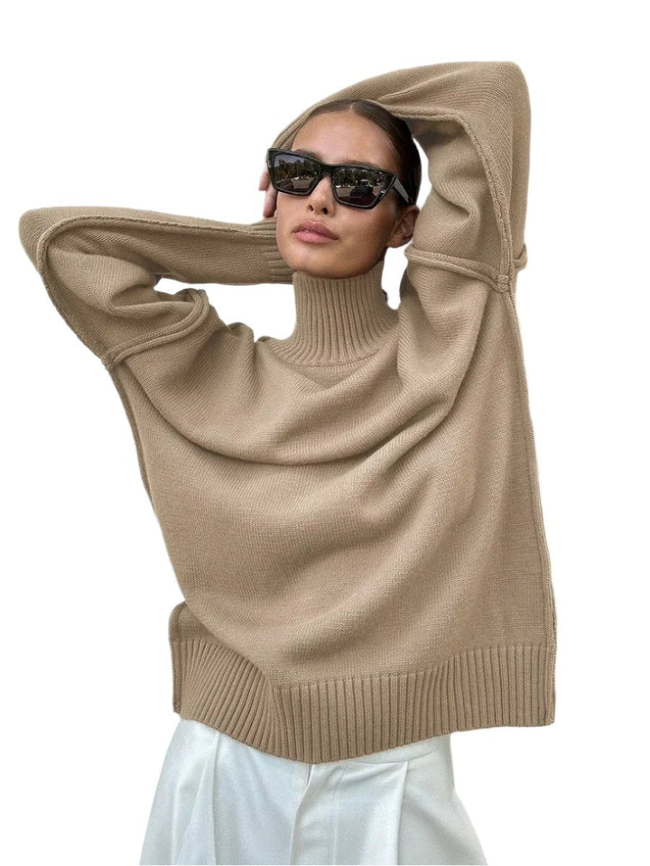 Lorena Dames Coltrui – Warme Trui met Luxe Breistructuur