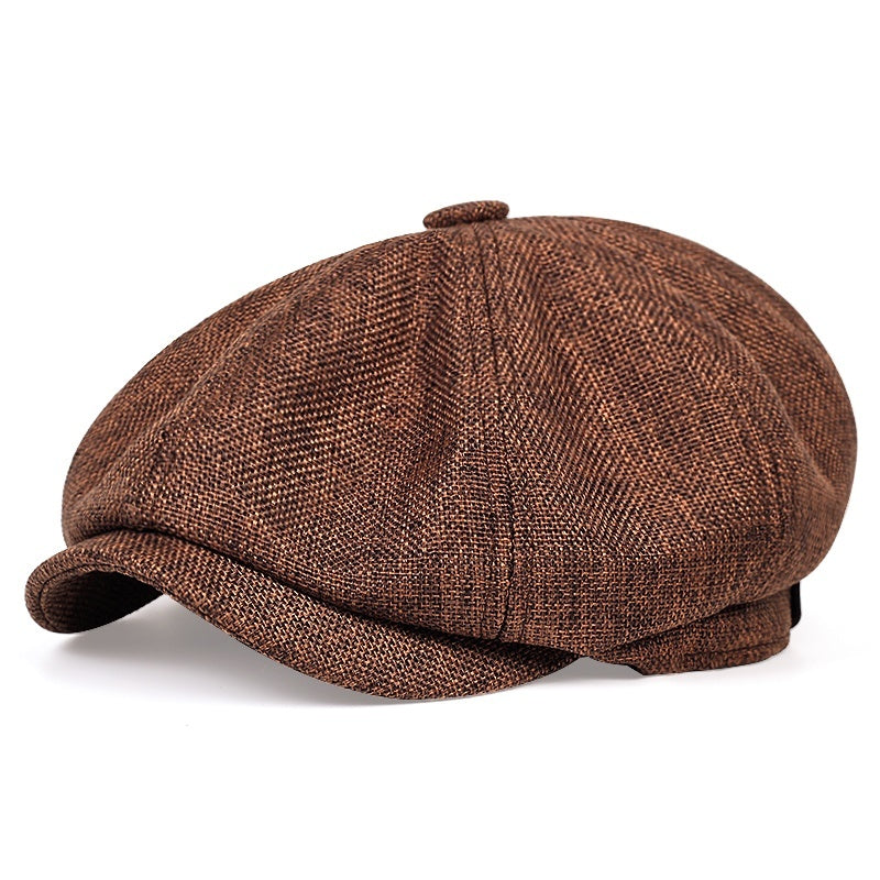 Henrik Flat Cap – Klassieke Herenpet met Tijdloze Elegantie