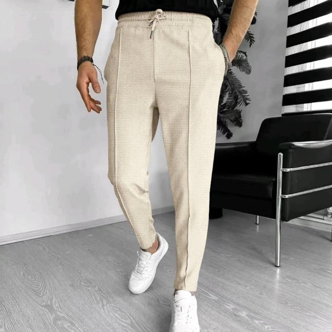 Orest – Vintage Slim Fit Lange Broek Voor Heren Met Tijdloze Klasse