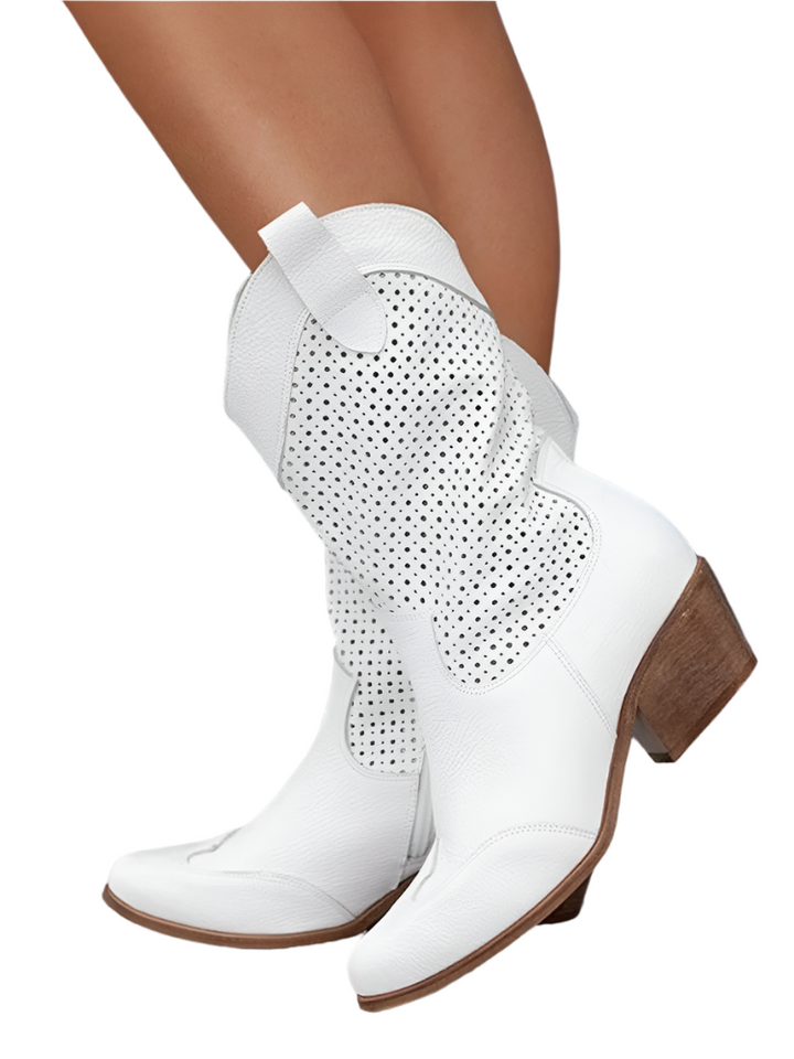 Shaina Cowboylaarzen – Elegante dames laarzen met ademende materialen en comfortabele pasvorm