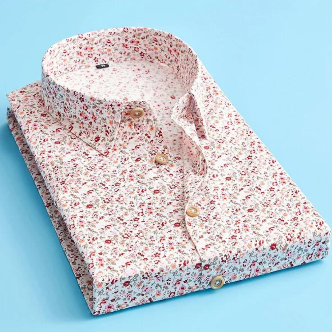 Niko – Geruite Zomerblouse Voor Heren Met Stijlvolle Pasvorm