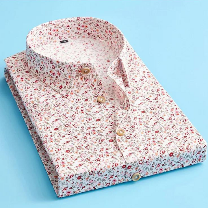 Niko – Geruite Zomerblouse Voor Heren Met Stijlvolle Pasvorm