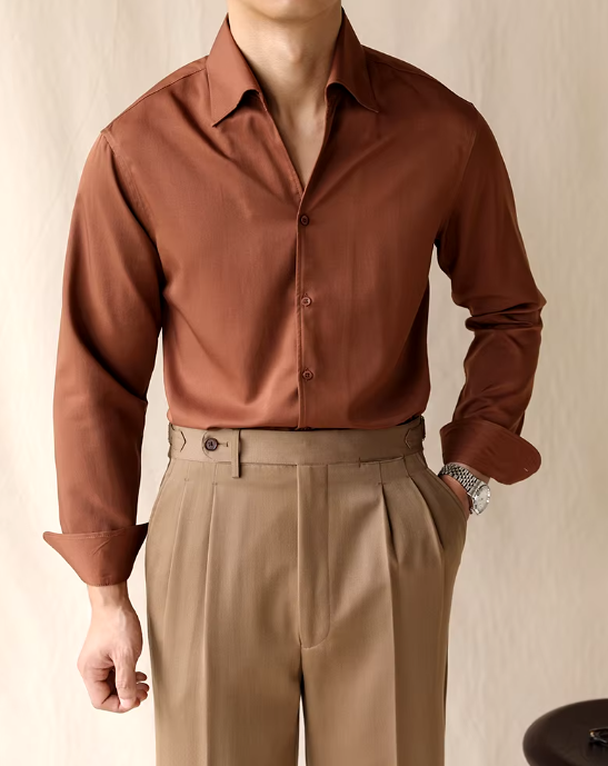 Corwyn Heren Overhemd – Elegant Shirt met Tijdloze Snit en Verfijnde Kraag