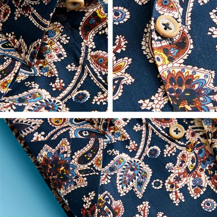 Niko – Geruite Zomerblouse Voor Heren Met Stijlvolle Pasvorm