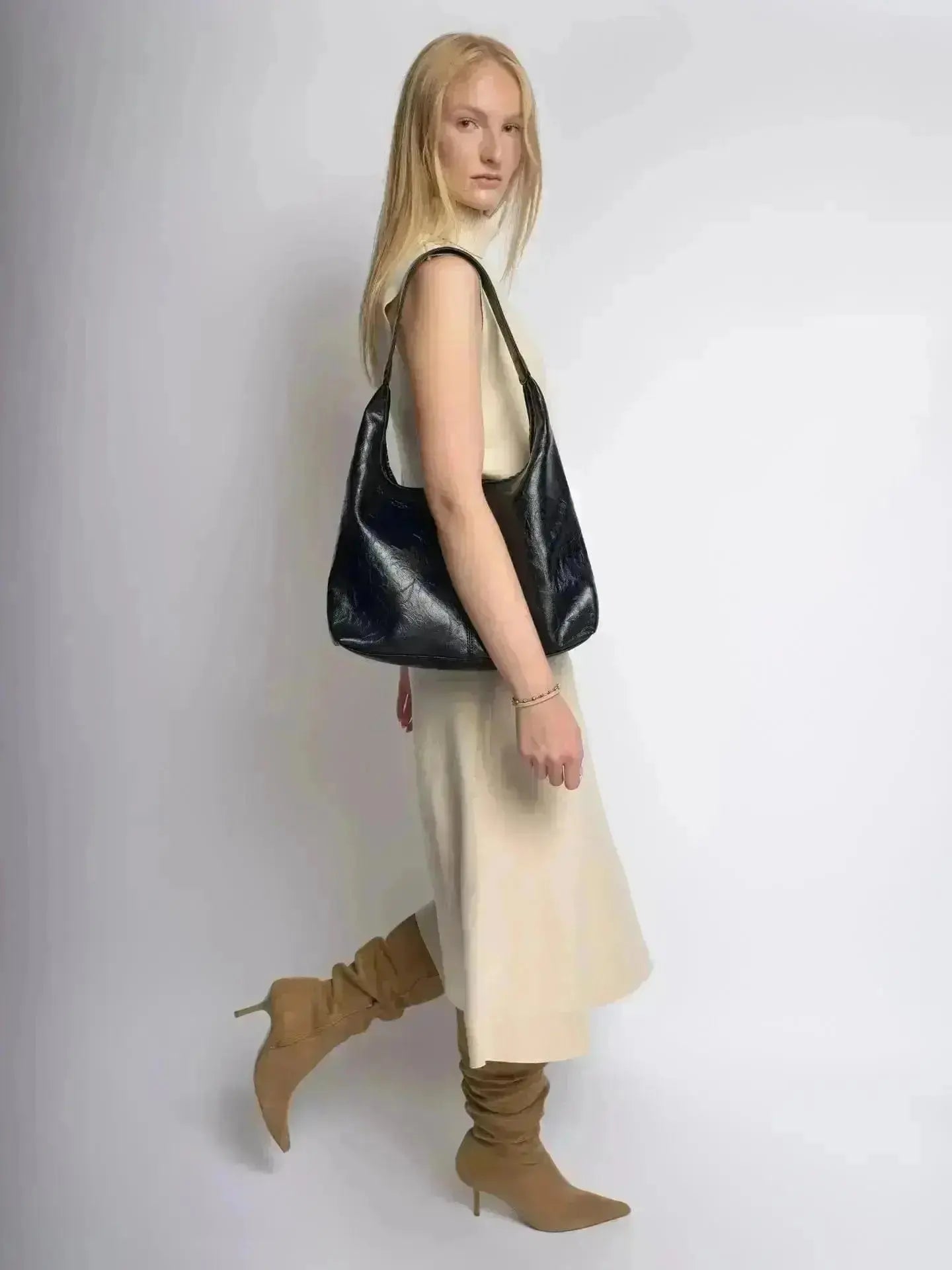 Camille | Sac cabas en cuir effet vieilli