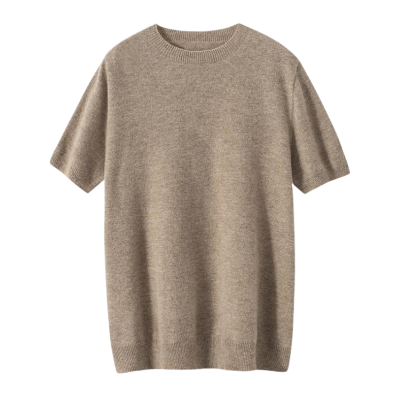 Martin Gebreid T-Shirt van 100% Wol – Luxe Textuur en Natuurlijk Comfort voor Heren