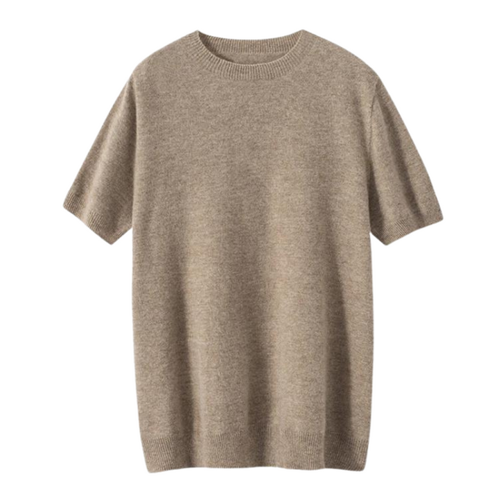 Martin Gebreid T-Shirt van 100% Wol – Luxe Textuur en Natuurlijk Comfort voor Heren
