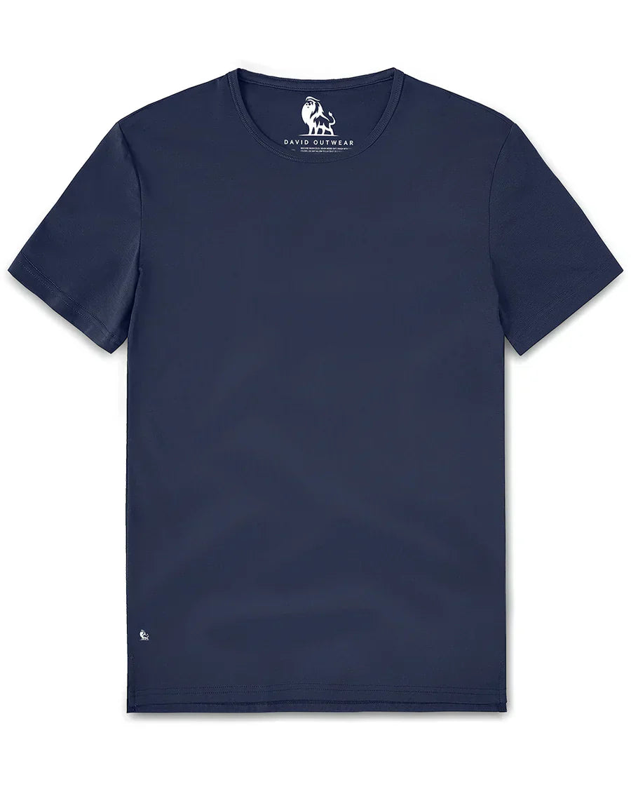 Modern en Verfijnd: De Essential Kreukvrije Crewneck voor Heren