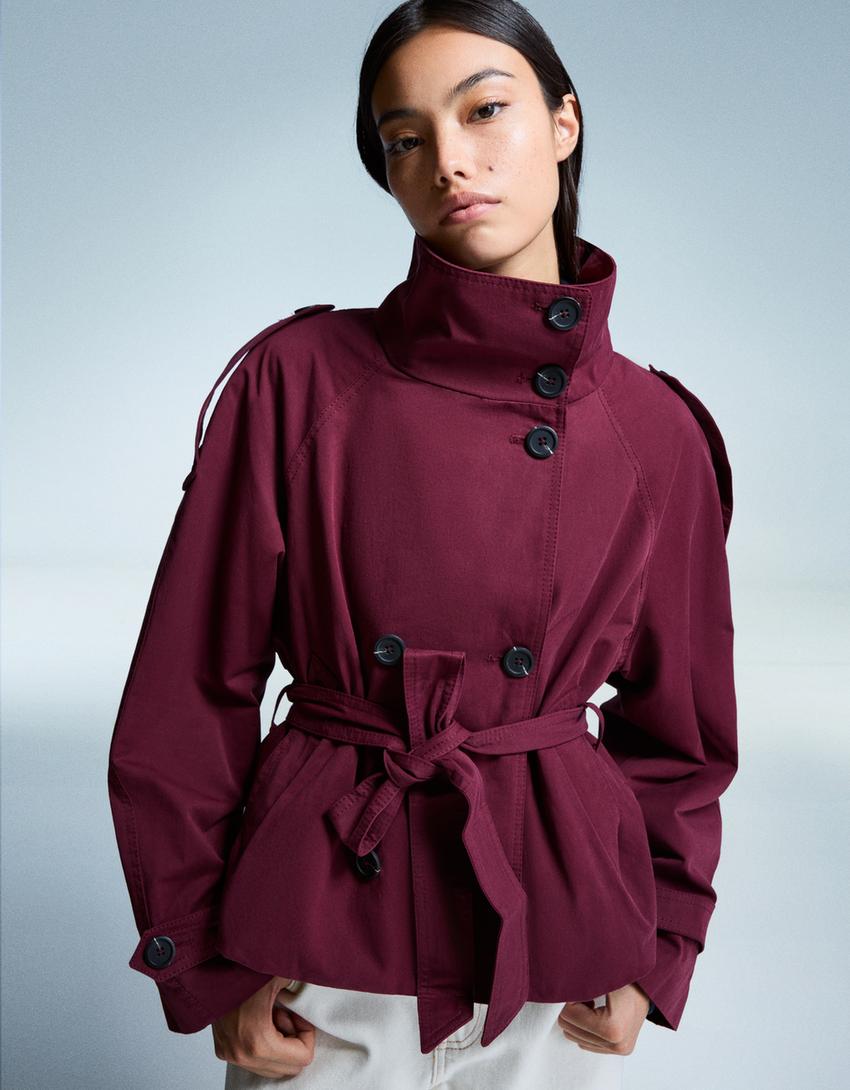 Alba – Trench léger avec ceinture et boutons