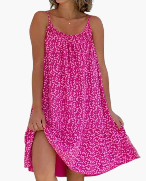 Rosalie | Robe Courte Fluide à Imprimé Délicat