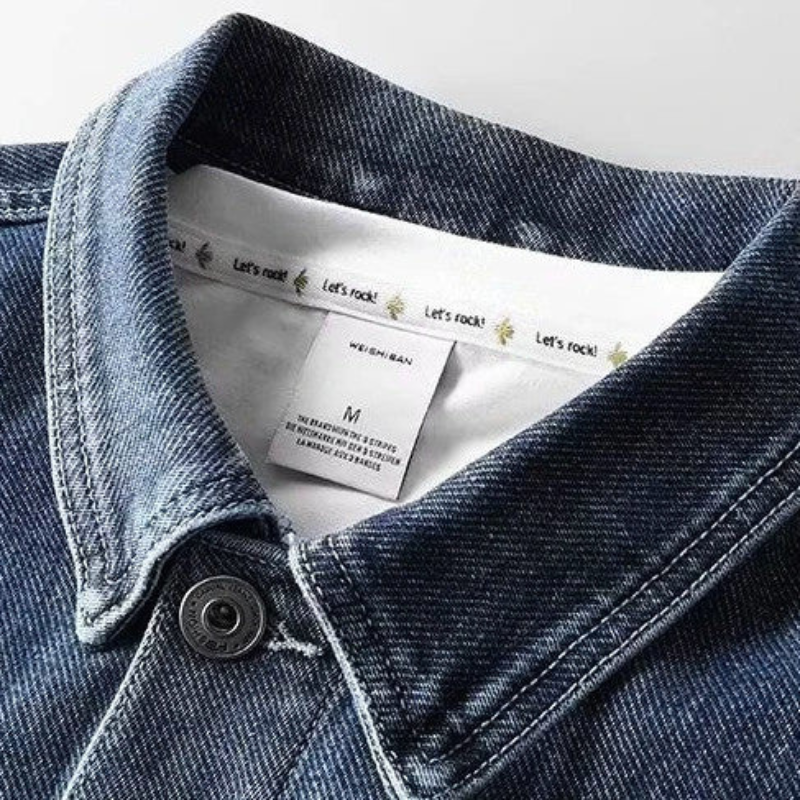 Denim Button Up Jack – Stoer, Tijdloos en Veelzijdig