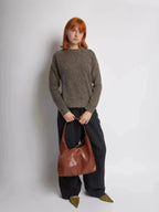 Camille | Sac cabas en cuir effet vieilli