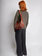Camille | Sac cabas en cuir effet vieilli