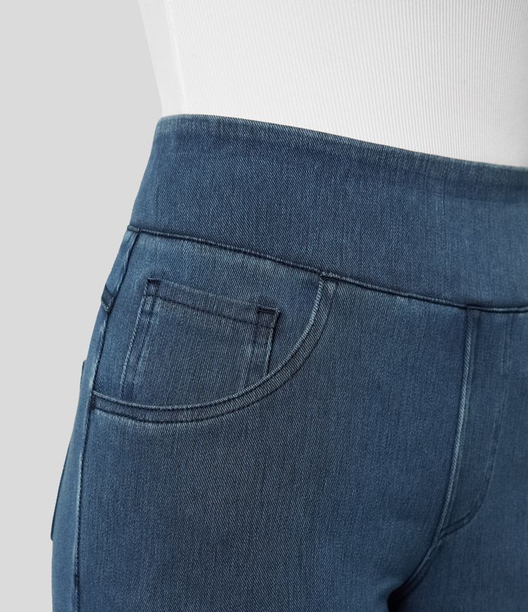Evie | Pantalon Élastique Taille Haute