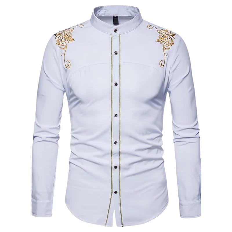 Dorian Blouse voor Heren – Tijdloze Griekse Elegantie in Moderne Vorm