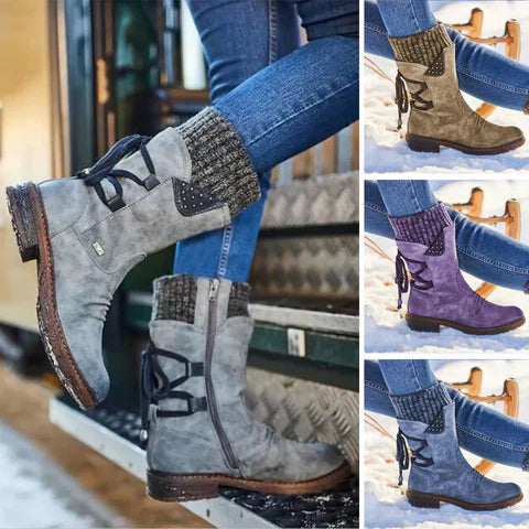 Shayla Snowboots – Waterdichte dames winterlaarzen met warme voering en antislipzool
