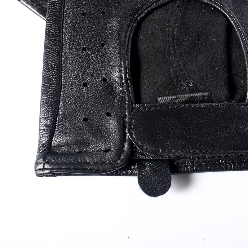 Ansel Leren Herenhandschoenen – Robuuste Geitenleren Handschoenen met Waterdichte Bescherming