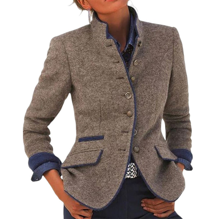 Alessandra Damesjas – Tijdloze Jas met Elegant Effen Design