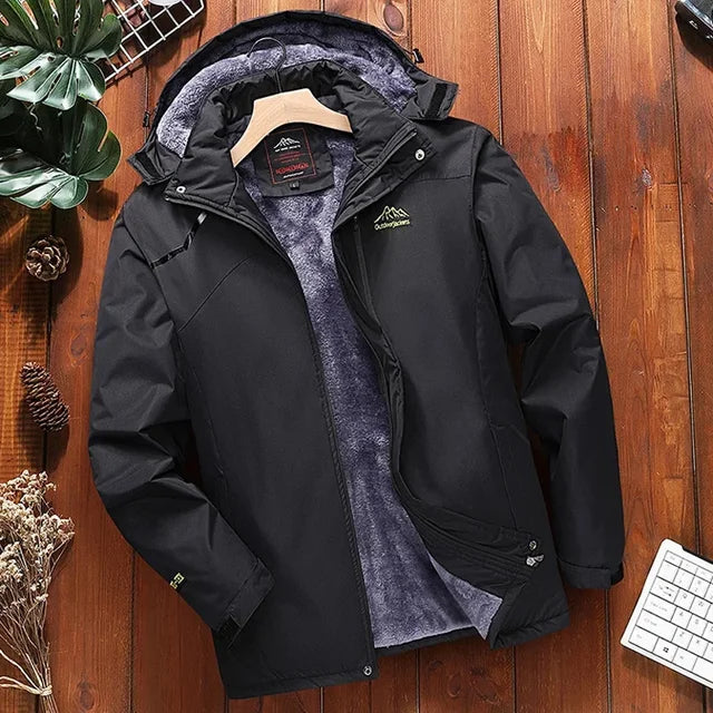 Anton Warme Heren Fleece Jas – Ademend, Comfortabel en Ideaal voor de Winter