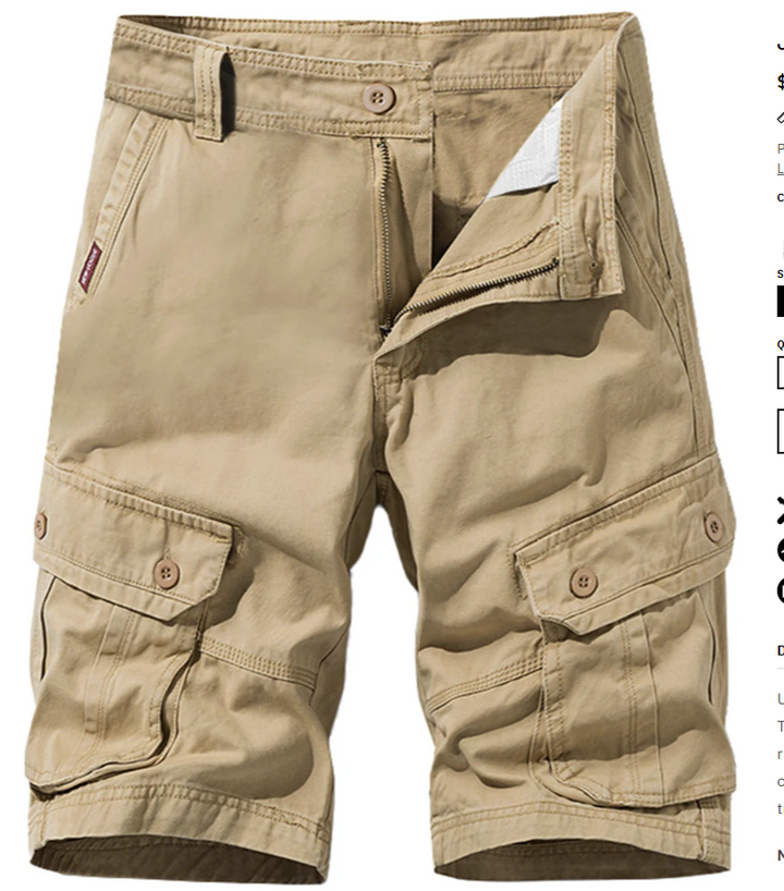 Baldwin Cargo Korte Broek Heren – Stoer, Comfortabel & Functioneel