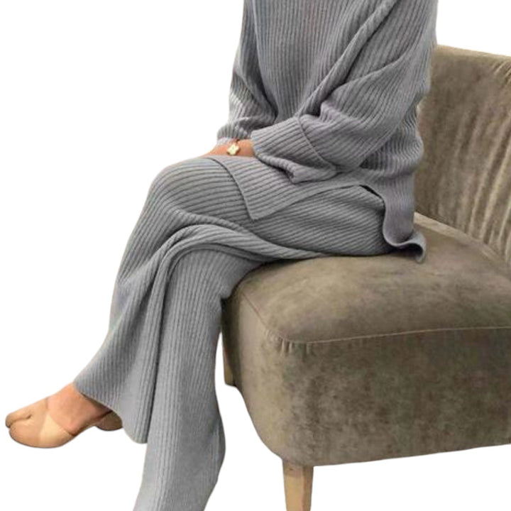 Beth Gebreide Dames Set – Comfortabel en Elegant Loungepak van Hoogwaardige Katoenmix