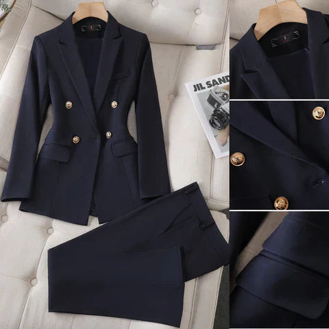 Nellie Blazer en Broek Set – Elegante dames two-piece met moderne flair