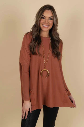 Orlanda Oversized Sweater – Comfortabele Damestrui met Tijdloos Design