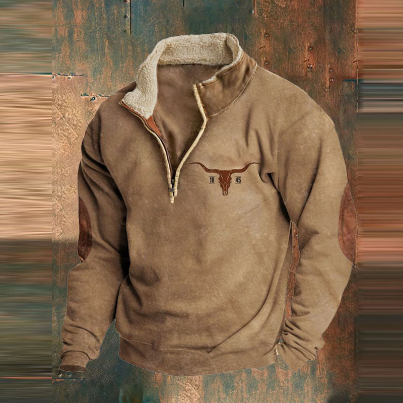 De Ravos Heren Sweater met Rits