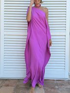 Calyra | Robe Caftan Fluide Asymétrique