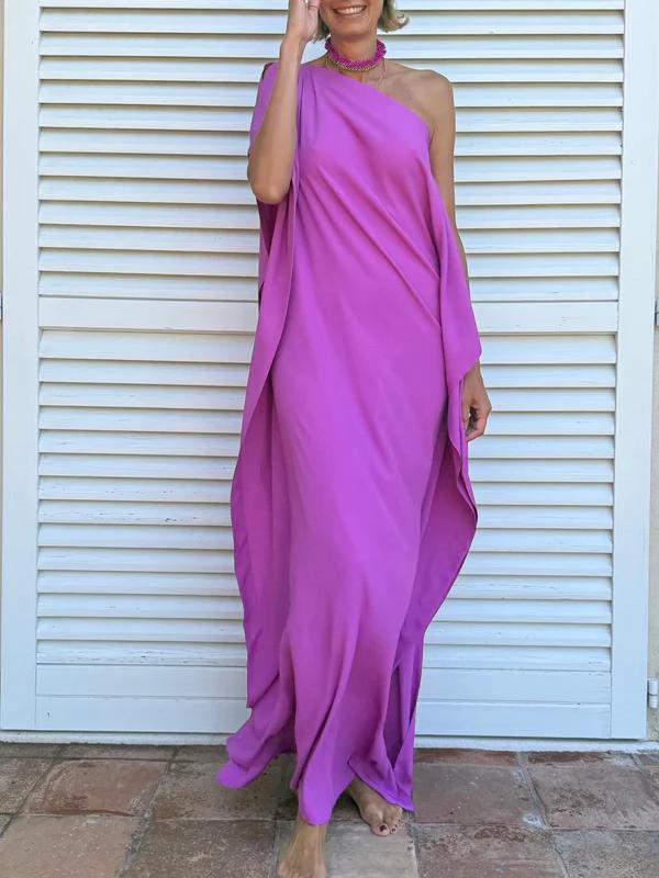 Calyra | Robe Caftan Fluide Asymétrique