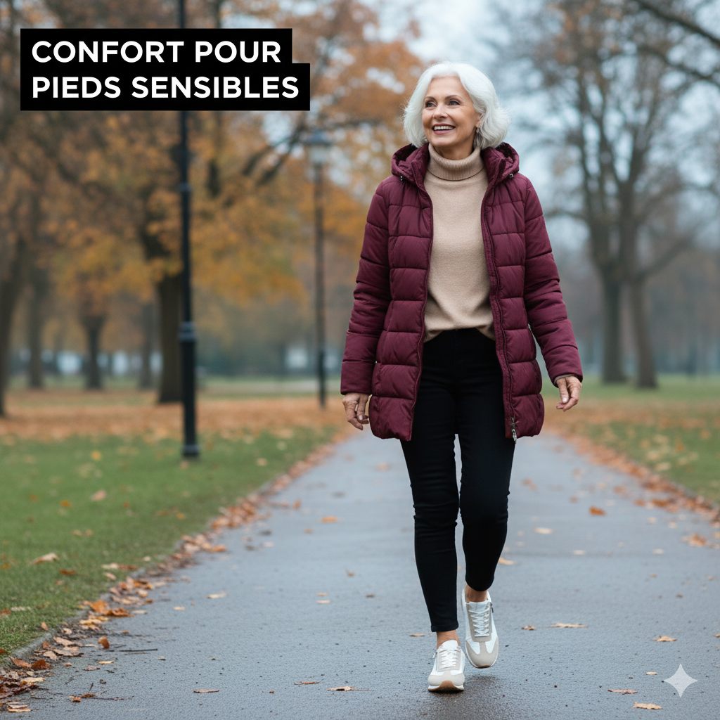 Manon | Chaussures confort à zip et semelle Stability+