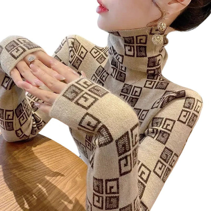 Camila Trui – warme dames wintertrui met comfortabele pasvorm en dikke stof