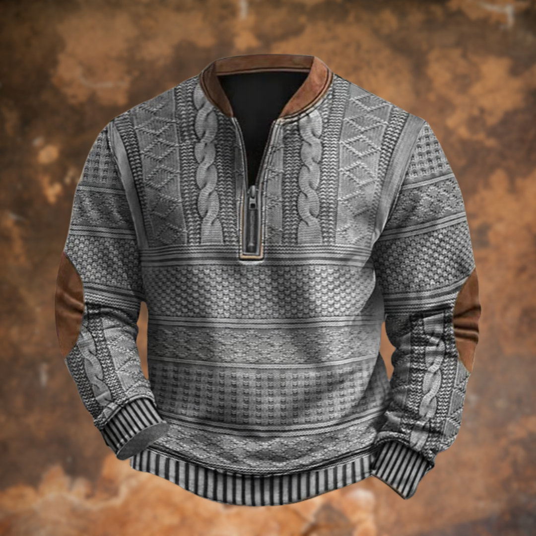 Aloin ™ | Pull torsadé imprimé