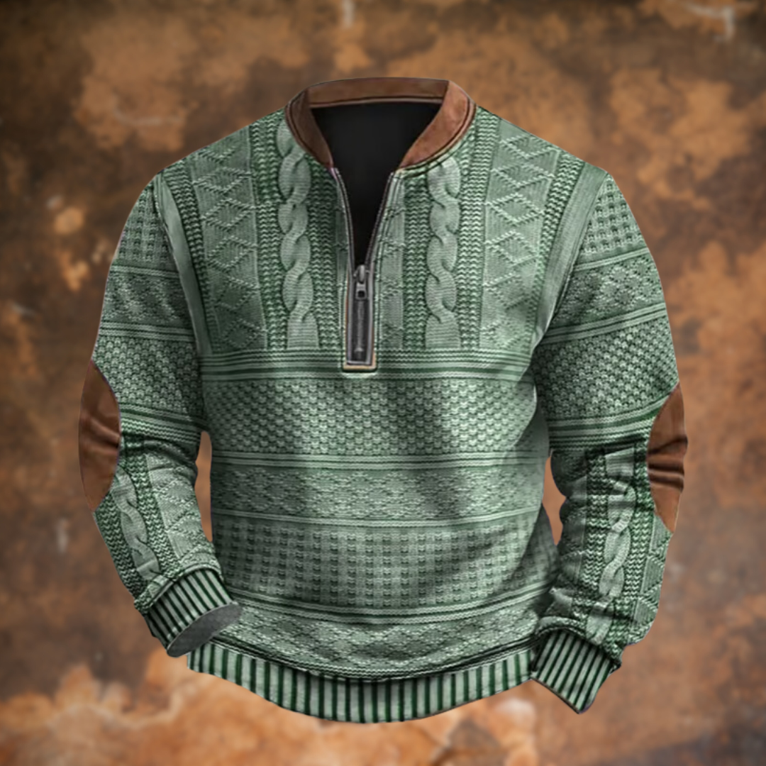 Aloin ™ | Pull torsadé imprimé
