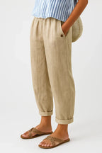 Laira | Pantalon Fluide Léger Style Lin