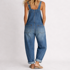 Rocio | Salopette en Denim Fluide à Bretelles Ajustables