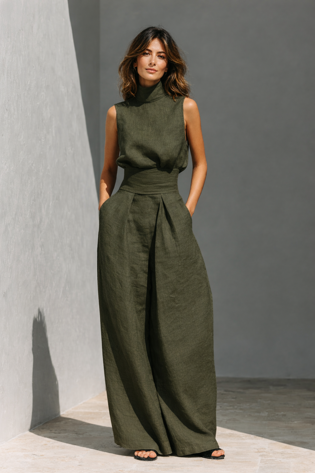 Maria | Ensemble Fluide en Coton et Lin