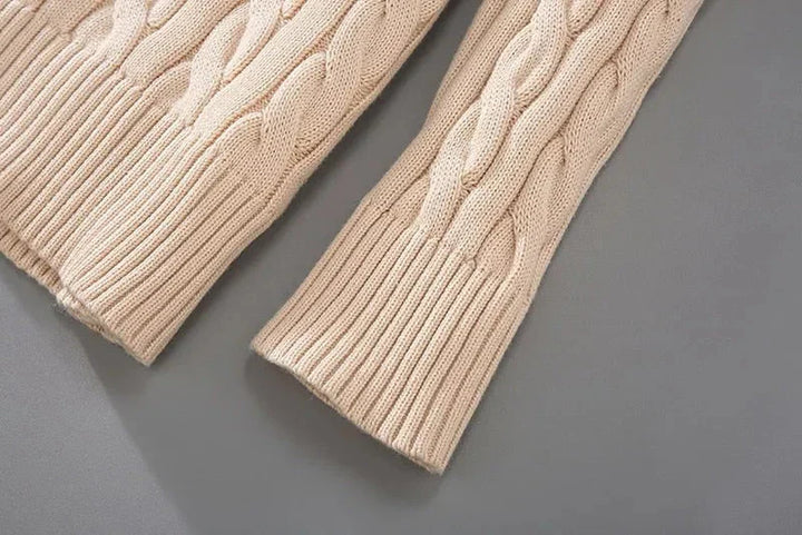 Corvin Halfzip Heren Trui – Warme Zip-Pullover met Borduursel