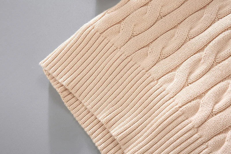 Corvin Halfzip Heren Trui – Warme Zip-Pullover met Borduursel