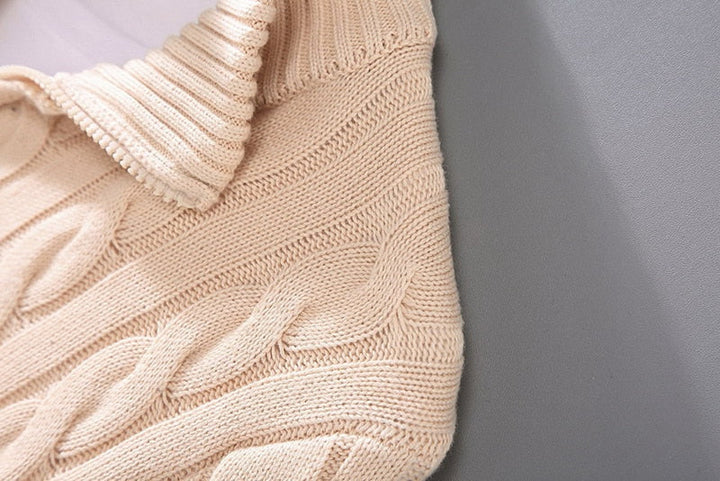 Corvin Halfzip Heren Trui – Warme Zip-Pullover met Borduursel