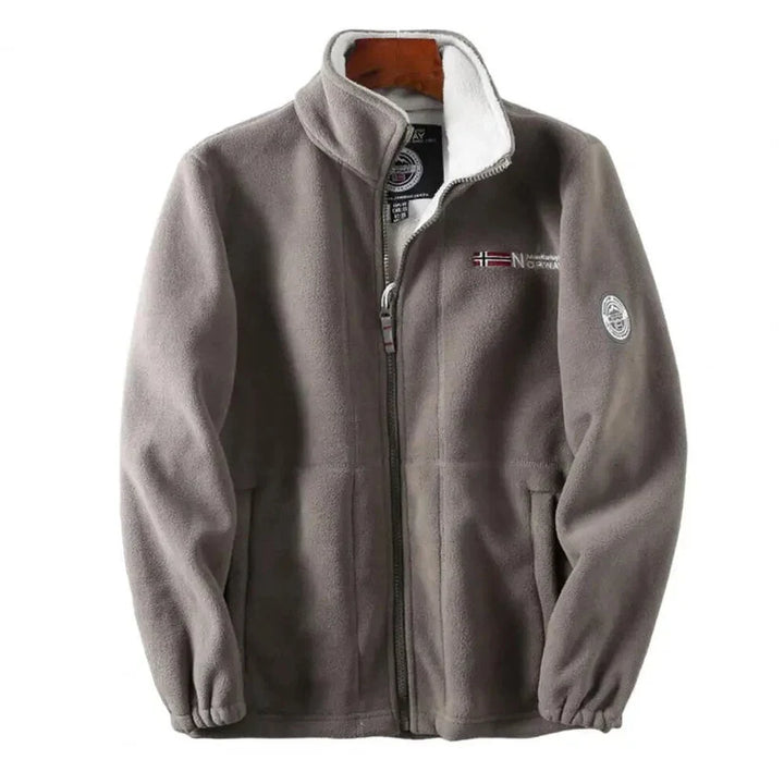 Kaelen Fleece Herenjas – Stijlvolle Winterjas met Lantern Mouwen