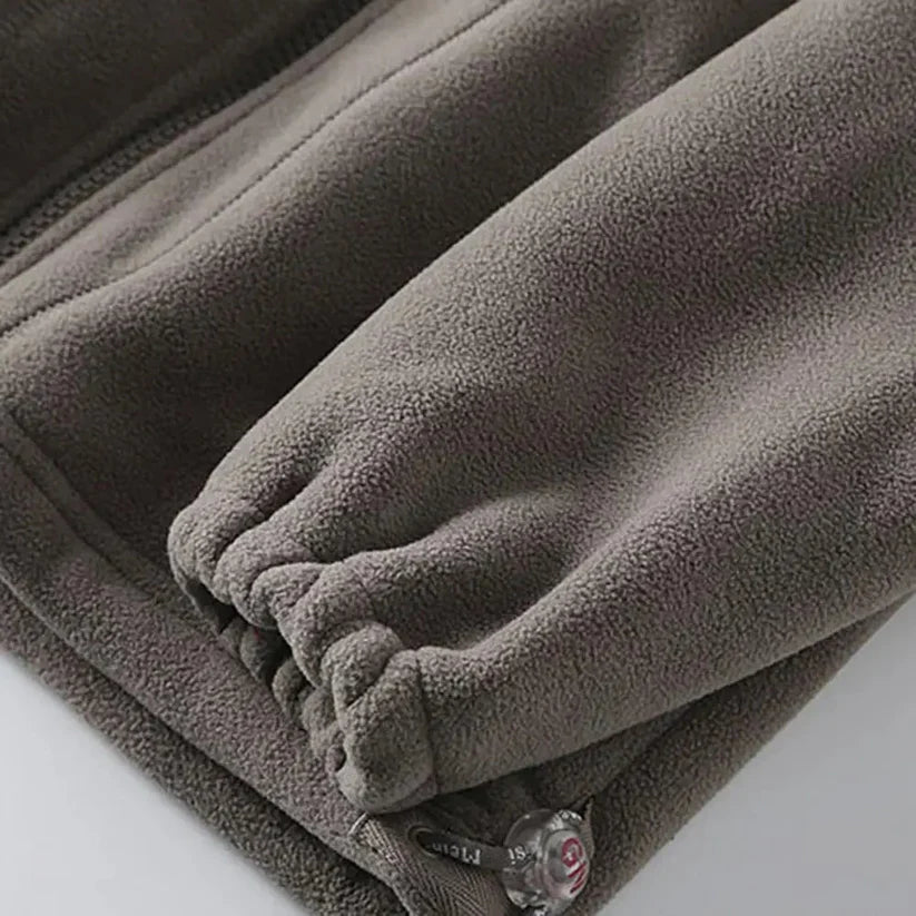 Kaelen Fleece Herenjas – Stijlvolle Winterjas met Lantern Mouwen